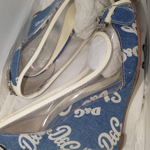 💖✨WEDGE-👀DOLCE AND GABBANA✨👀🤩😍❤️SEXY SHOES!-Denim monogram 👀 - Picture 9 of 16